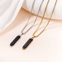 Retro Classic Style Geometric Cat Titanium Steel Plating Unisex Pendant Necklace main image 4