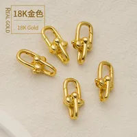 Classic Style Geometric Copper Plating Metal Button sku image 2
