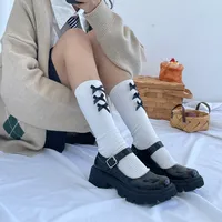 Women's Elegant Lady New Style Bow Knot Cotton Crew Socks A Pair main image 2
