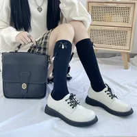 Women's New Style Solid Color Bow Knot Cotton Ankle Socks A Pair main image 4
