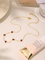 Vacation Heart Shape 304 Stainless Steel Plating 18K Gold Plated Women's Necklace main image 9