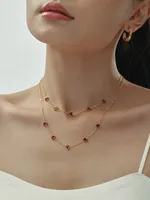 Vacation Heart Shape 304 Stainless Steel Plating 18K Gold Plated Women's Necklace main image 1
