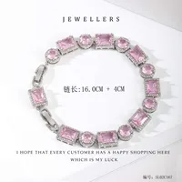 Retro Classic Style Geometric Copper Plating Zircon Women's Bracelets sku image 1