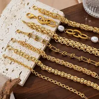 Retro Classic Style Geometric Solid Color 304 Stainless Steel Plating Women's Bracelets main image 1