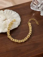 Retro Classic Style Geometric Solid Color 304 Stainless Steel Plating Women's Bracelets sku image 7