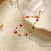Casual Simple Style Commute Eye 304 Stainless Steel Plating 14K Gold Plated Women's Bracelets main image 5