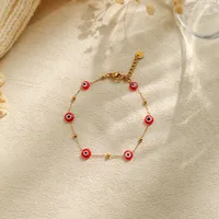 Casual Simple Style Commute Eye 304 Stainless Steel Plating 14K Gold Plated Women's Bracelets sku image 2