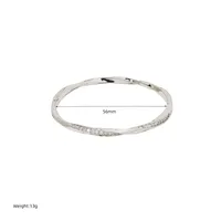 Elegant Vintage Style Geometric Copper Women's Bangle sku image 2