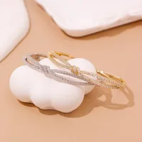 Elegant Vintage Style Circle Copper Women's Bangle main image 2
