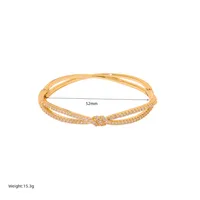 Elegant Vintage Style Circle Copper Women's Bangle sku image 1