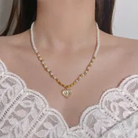 Elegant Bow Knot Imitation Pearl Alloy Plating Women's Necklace sku image 56