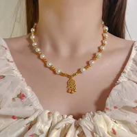Elegant Bow Knot Imitation Pearl Alloy Plating Women's Necklace sku image 63