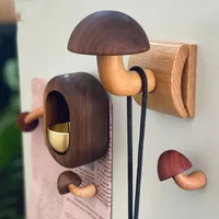 Cute Mushroom Wood Refrigerator Magnet main image 4