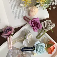 Women's Vacation Classic Style Flower Cloth Hair Clip main image 2
