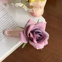 Women's Vacation Classic Style Flower Cloth Hair Clip sku image 2