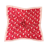 Imitation Silk 70 Small Square Versatile Spring And Autumn Thin Fashion Summer Silk Scarf Ribbon Scarf Wholesale High Sense Scarf sku image 1