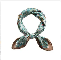 Imitation Silk 70 Small Square Versatile Spring And Autumn Thin Fashion Summer Silk Scarf Ribbon Scarf Wholesale High Sense Scarf sku image 3