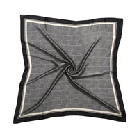 Imitation Silk 70 Small Square Versatile Spring And Autumn Thin Fashion Summer Silk Scarf Ribbon Scarf Wholesale High Sense Scarf sku image 6