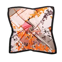 Imitation Silk 70 Small Square Versatile Spring And Autumn Thin Fashion Summer Silk Scarf Ribbon Scarf Wholesale High Sense Scarf sku image 8