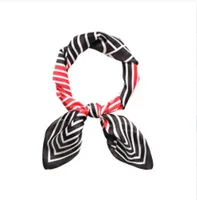 Imitation Silk 70 Small Square Versatile Spring And Autumn Thin Fashion Summer Silk Scarf Ribbon Scarf Wholesale High Sense Scarf sku image 9