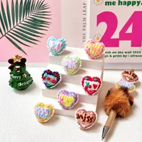 Cartoon Heart Arylic Enamel DIY Ornament Accessories main image 1
