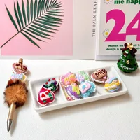 Cartoon Heart Arylic Enamel DIY Ornament Accessories main image 5