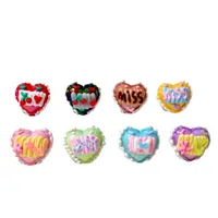 Cartoon Heart Arylic Enamel DIY Ornament Accessories main image 4