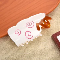 Women's Cute Simple Style Animal Acetic Acid Sheets Hair Claws sku image 1