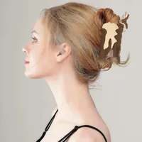 Women's Cute Simple Style Animal Acetic Acid Sheets Hair Claws main image 3
