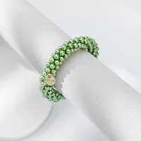 Casual Simple Style Solid Color Glass Women's Bracelets main image 5