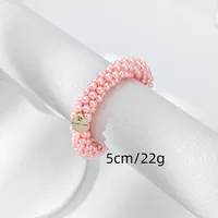 Casual Simple Style Solid Color Glass Women's Bracelets main image 2