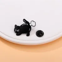 Cartoon Style Cute Cartoon Cat Alloy Plating Women's Brooches sku image 6
