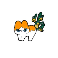Cartoon Style Cute Cartoon Cat Alloy Plating Women's Brooches sku image 14