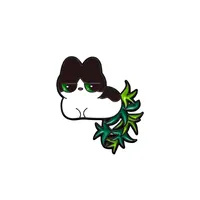 Cartoon Style Cute Cartoon Cat Alloy Plating Women's Brooches sku image 19