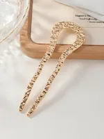 Women's Simple Style Solid Color Alloy Hair Sticks sku image 2