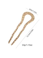Women's Simple Style Solid Color Alloy Hair Sticks main image 2