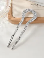 Women's Simple Style Solid Color Alloy Hair Sticks sku image 1