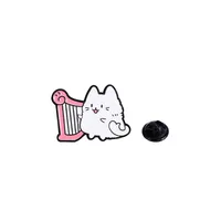 Cute Simple Style Animal Cartoon Character Alloy Stamping Stoving Varnish Plating Unisex Brooches sku image 2