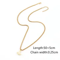 Simple Style Classic Style Anchor 201 Stainless Steel 304 Stainless Steel Men's Pendant Necklace sku image 2