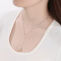 IG Style Geometric 304 Stainless Steel 18K Gold Plated Women's Double Layer Necklaces main image 7