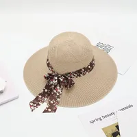 Women's Vacation Simple Style Solid Color Big Eaves Straw Hat sku image 12