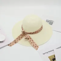 Women's Vacation Simple Style Solid Color Big Eaves Straw Hat sku image 17
