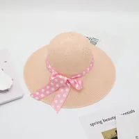 Women's Vacation Simple Style Solid Color Big Eaves Straw Hat sku image 10