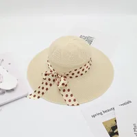 Women's Vacation Simple Style Solid Color Big Eaves Straw Hat sku image 7