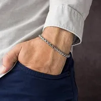 Retro Classic Style Solid Color 304 Stainless Steel Plating Men's Bracelets main image 3