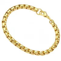 Retro Classic Style Solid Color 304 Stainless Steel Plating Men's Bracelets sku image 10