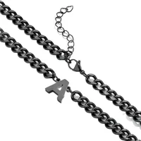 Retro Classic Style Letter Titanium Steel Polishing Men's Pendant Necklace main image 5