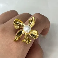 IG Style Flower 304 Stainless Steel 16K Gold Plated White Gold Plated Women's Rings Earrings Necklace main image 8