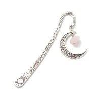 1 Piece Moon Stone Class Learning School Artificial Crystal Alloy Retro Bookmark main image 1