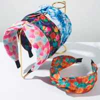 Women's Elegant Bohemian Printing Flower Cloth Hair Band main image 1